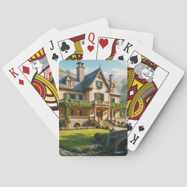 Mansion of the Perfect Captured Moment Poker Cards (Back)