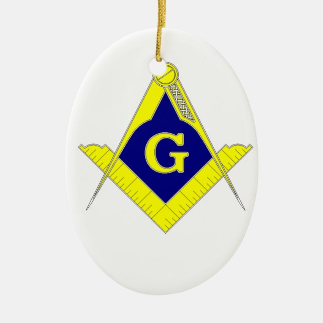 Mansonic Ceramic Ornament (Front)