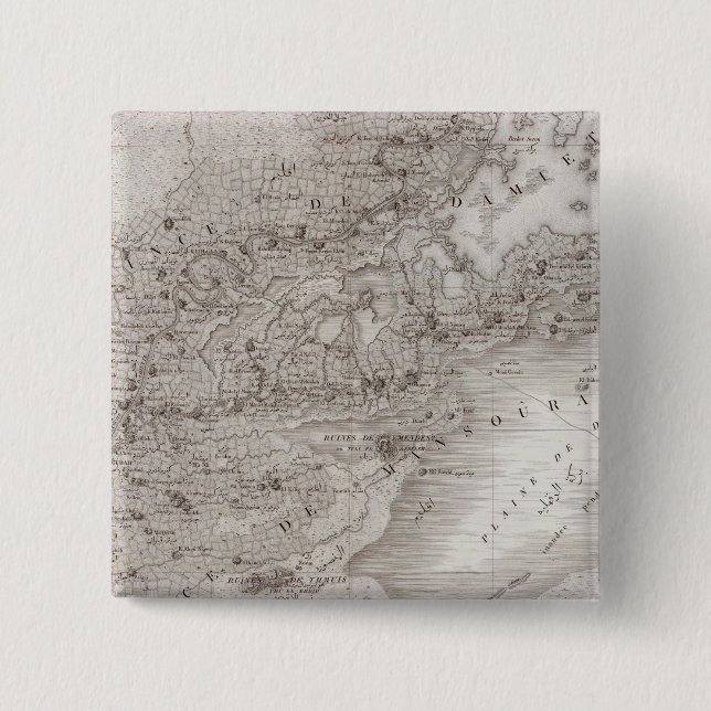 Mansourah, San, Egypt Button (Front)