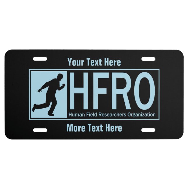 Mansquatch License Plate (Front)