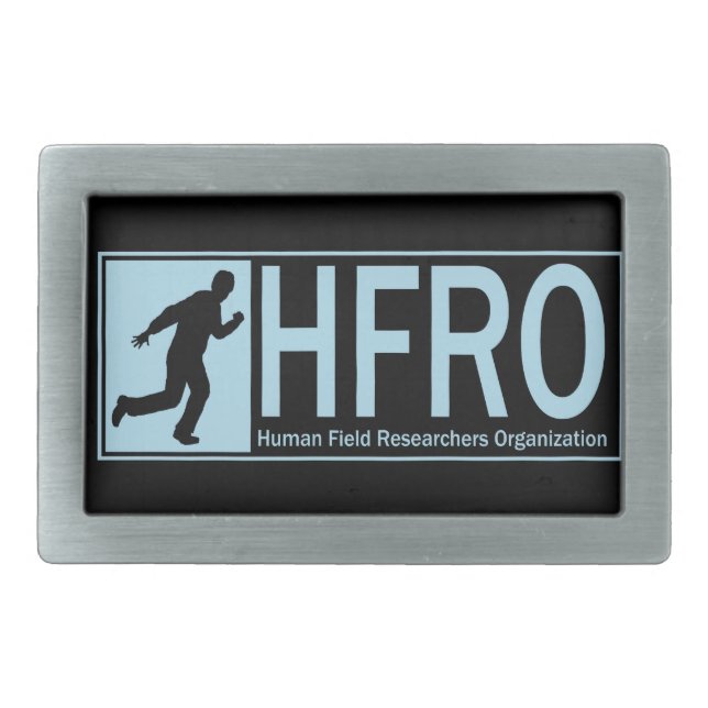 Mansquatch Rectangular Belt Buckle (Front)