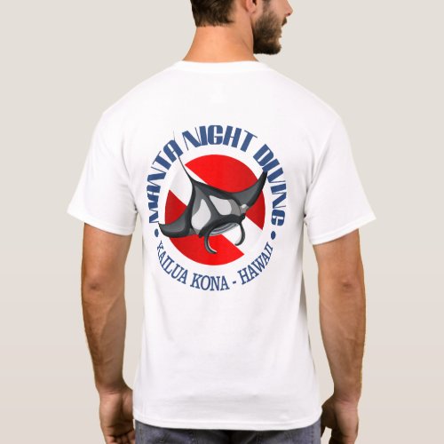 Manta Night Diving Kailua Kona T_Shirt