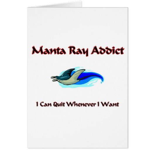 Manta Ray Addict Cards (Front)
