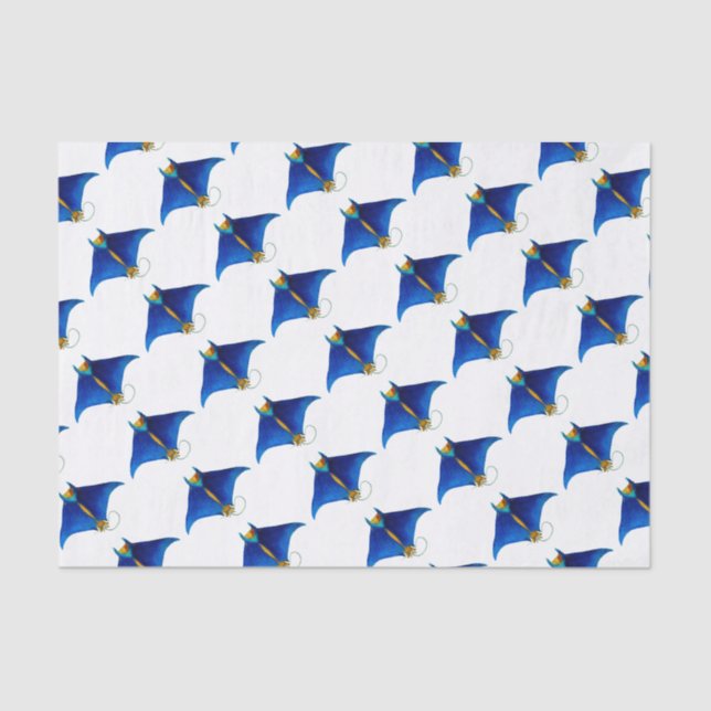 manta ray art tissue paper (Front)