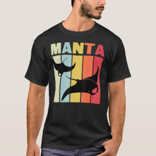 Manta Ray Devil Ray Stingray Diver Sea Creature T-Shirt