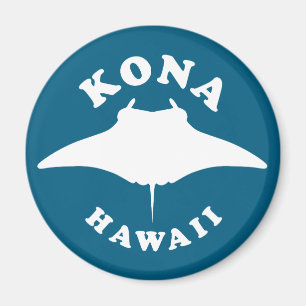 Manta Ray Diving in Kona, Hawaii Magnet