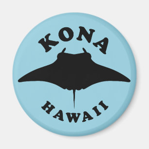 Manta Ray Diving in Kona, Hawaii Magnet