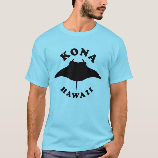 Manta Ray Diving in Kona, Hawaii T-Shirt (Front)