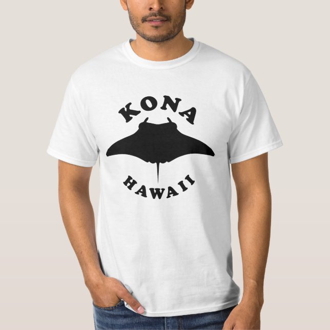Manta Ray Diving in Kona, Hawaii T-Shirt (Front)