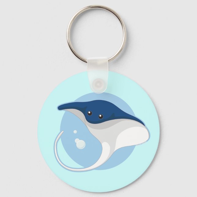 Manta Ray Keychain (Front)