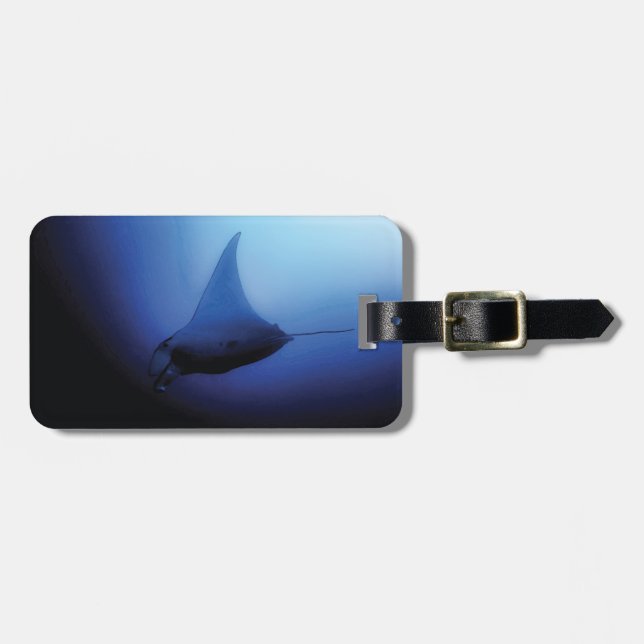 Manta Ray Luggage Tag (Front Horizontal)