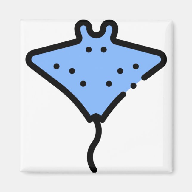 Manta ray magnet (Front)