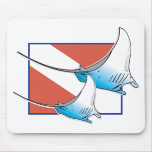 Manta Ray Mouse Pad