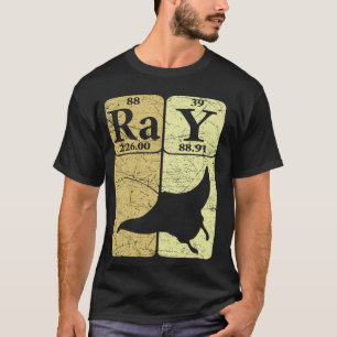 Manta Ray Periodic Table Elements Stingray T-Shirt