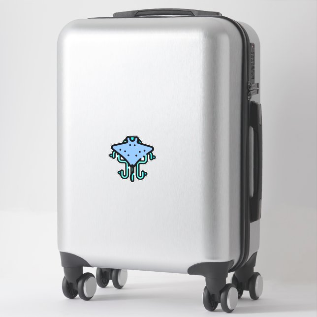 Manta ray sticker (Suitcase)