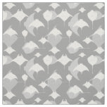 Manta Ray Stingray Gray White Pattern Fabric