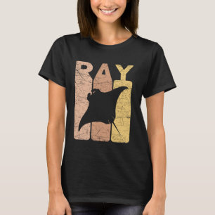 Manta Ray Vintage Stingray Retro Oceanology T-Shirt