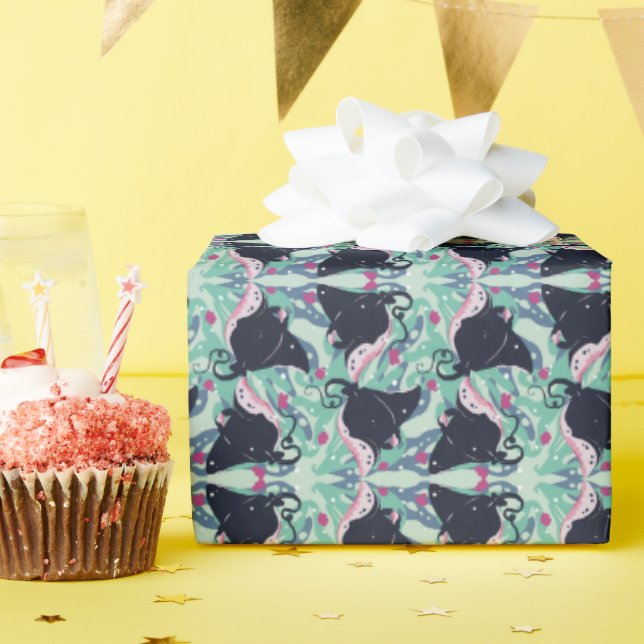 Manta Ray Wrapping Paper (Birthday Party)