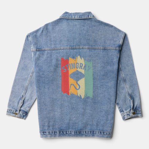 Manta Rays Vintage Stingray 1  Denim Jacket