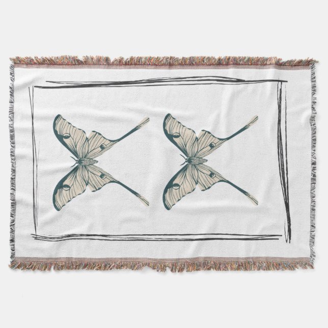 Manta un’atmosfera accogliente e serena throw blanket (Front)