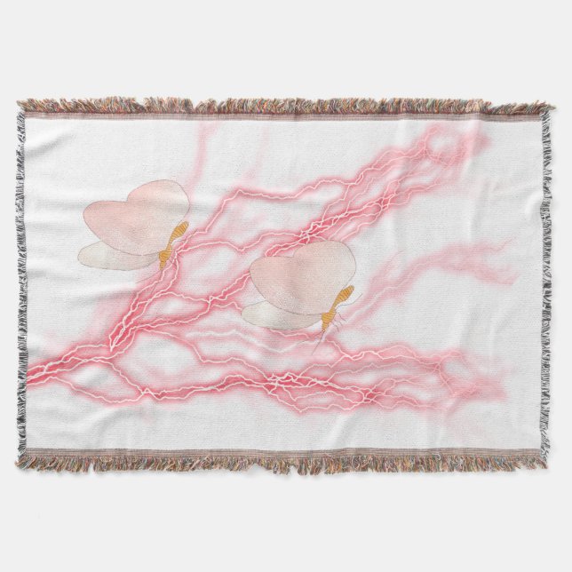 Manta un’atmosfera accogliente e serena throw blanket (Front)