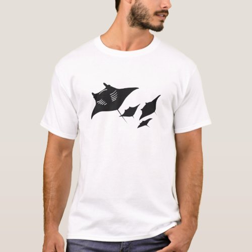 Mantarochen Manta ray Scuba diving diving T_Shirt