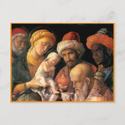 Mantegna Adoration of the Magi Postcard