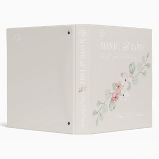 Mantel and Table Blog Post 3 Ring Binder