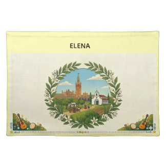 Mantel individual de tela cloth placemat