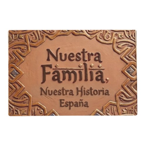 Mantel Individual "Nuestra Familia" - Estilo Terra Placemat