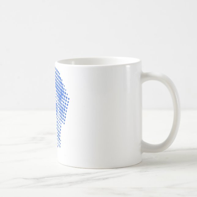 Manteldogge abstract coffee mug (Right)