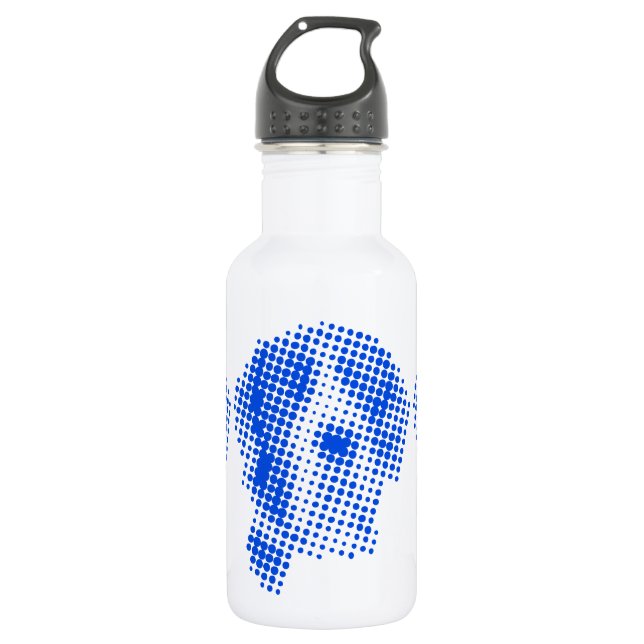Manteldogge abstract water bottle (Front)