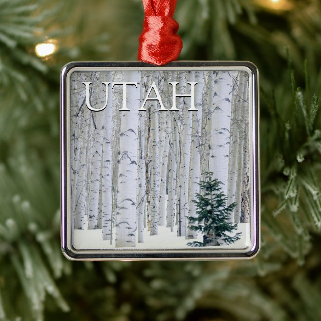 Manti-LaSal National Forest, Utah Metal Ornament (Tree)