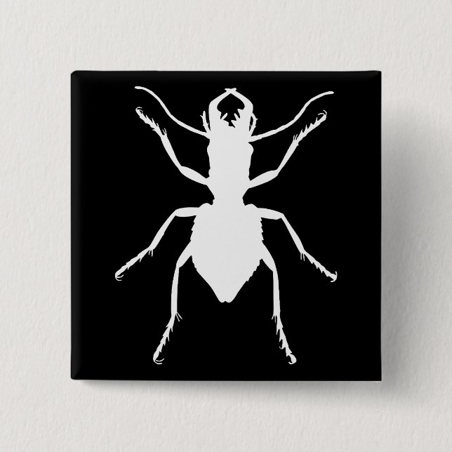 Manticora tuberculata button (Front)