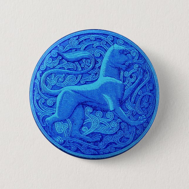 manticore in blue button (Front)