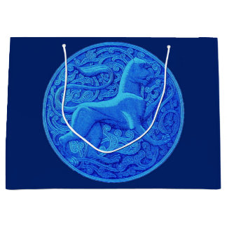 manticore in blue large gift bag