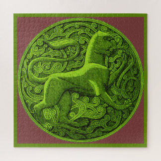 manticore in green jigsaw puzzle