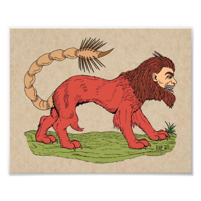 Manticore Photo Print (Front)