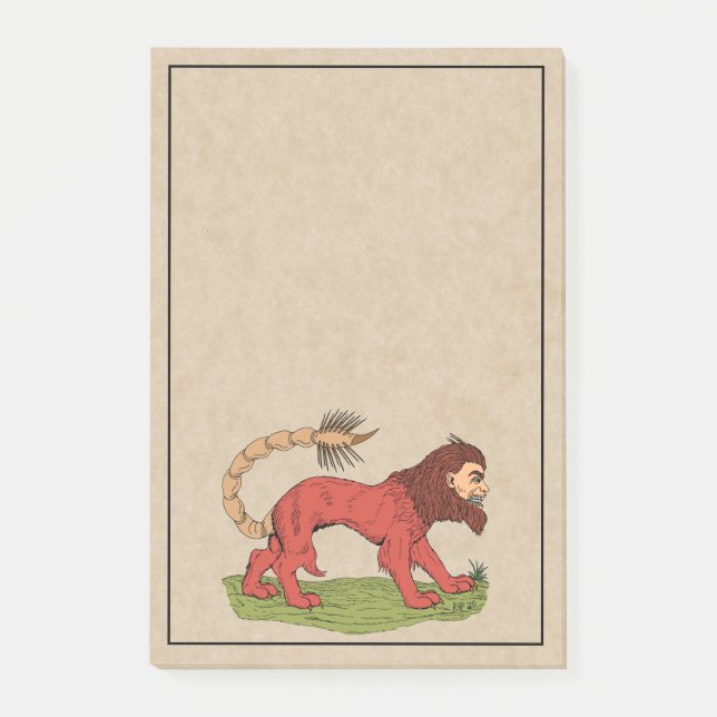 Manticore Post-it Notes (Front)