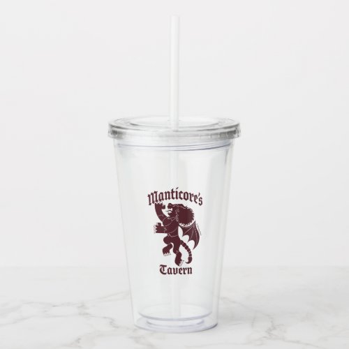 Manticores Tavern Acrylic Tumbler