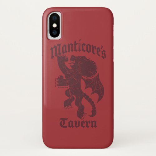 Manticores Tavern iPhone X Case