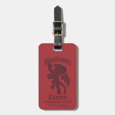Manticore's Tavern Luggage Tag