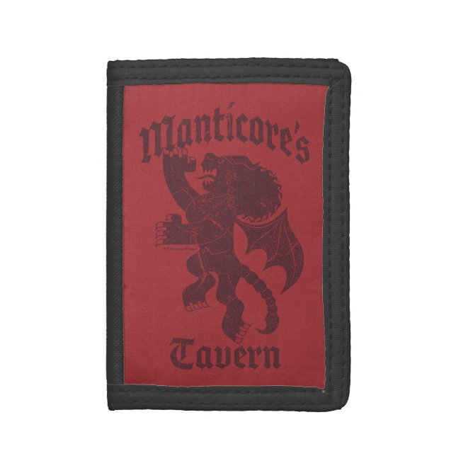Manticore's Tavern Tri-fold Wallet (Front Vertical)