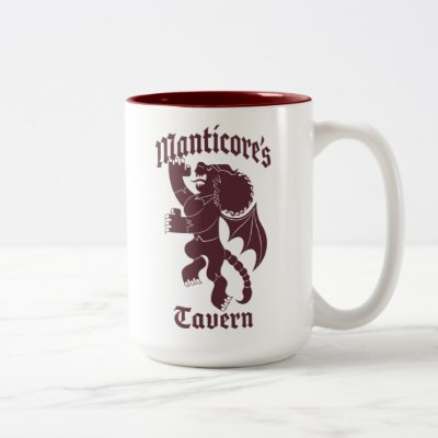 Manticore's Tavern Two-Tone Coffee Mug