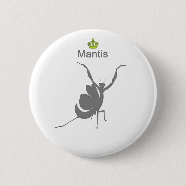 Mantis g5 pinback button (Front)