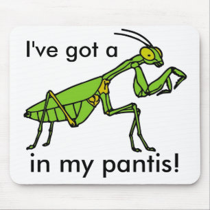 Mantis in my Pantis! Mouse Pad