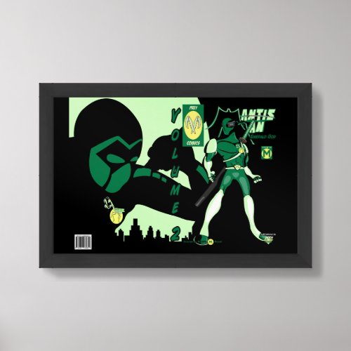 Mantis Man Volume 2   Framed Art