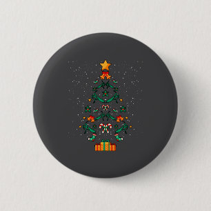 Mantis Praying Mantis Insect Christmas Tree Xmas L Button