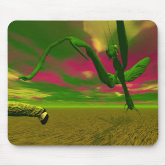 Mantis religiosa mouse pad