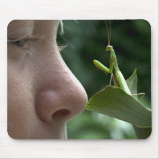 Mantis religiosa mouse pad